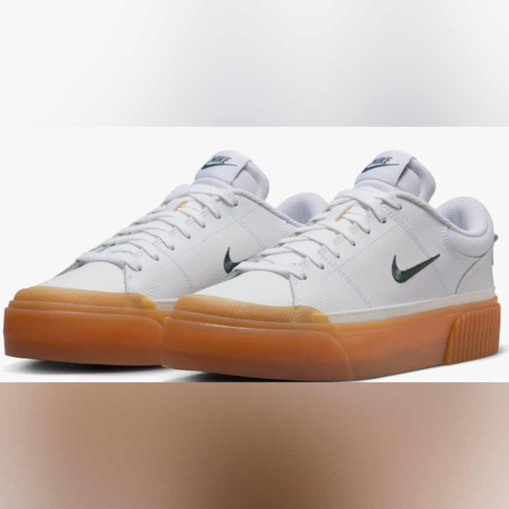Nike Court Legacy Lift Platform Wmn's Fashion Sneakers Size 8.5 New MSRP $94.99